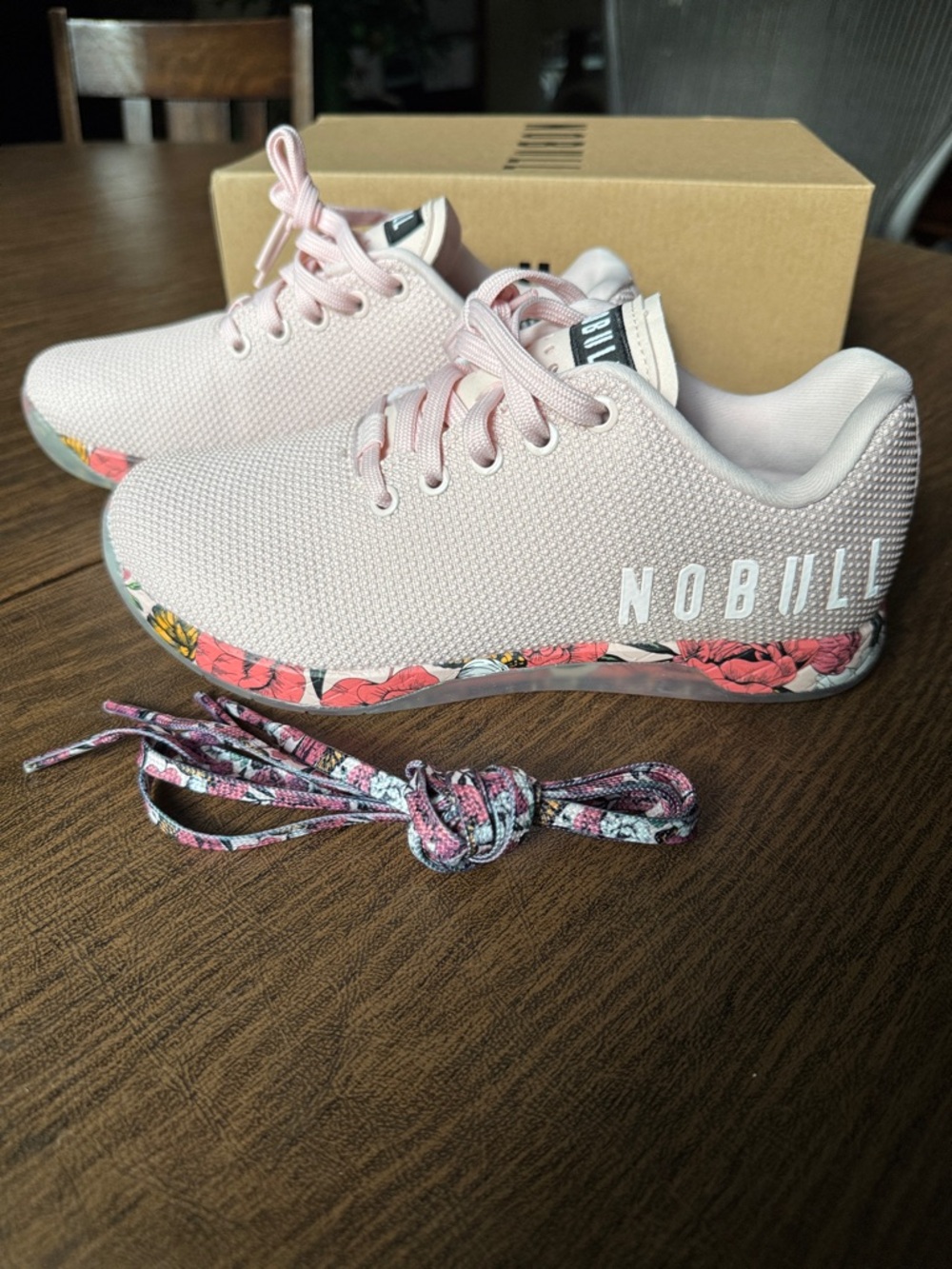 NOBULL Outwork Training Shoe in Rose Butterfly